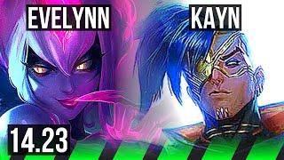 EVELYNN vs KAYN (JGL) | KR Master | 14.23