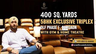 400 Sq Yds Triplex Builder Floor In Gurgaon| Triplex Builder Floor Millenial Estates|