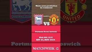 Ipswich Town VS Man United #shorts #manchesterunited   #footballshorts #premierleague #animation