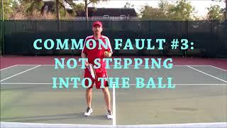 Eliminating Common Faults In The Backhand Volley