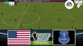 FC 24 - USA W vs Everton W 04/1/2025 - Friendly Match - Gameplay PS5