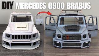 Mercedes G900 Brabus Rocket scale 1/12  DIY Foam Board Build (Part1)