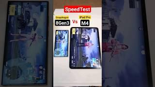 M4 vs Snapdragon 8Gen3 SpeedTest 