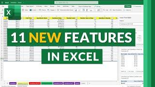 11 New Features In Excel Online for 2021 // Learn about Excel's new features in the web