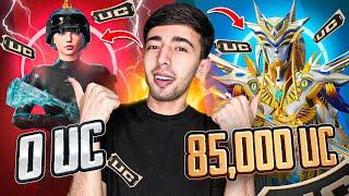 85,000 UC AKKAUNTIMNI FULL QILDIM OMADLI OPEN KEYS - PUBG MOBILE!!!