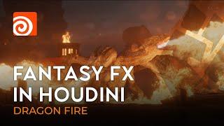 Fantasy FX in Houdini | DRAGON FIRE