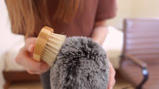 ASMR | Fluffy Mic Brushing (1 hour, No Talking)