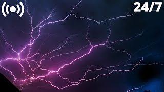 Heavy Thunderstorm Sounds for Sleeping & Relaxing | Rain & Thunder Sounds to Fall Asleep Fast