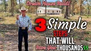 I Saved THOUSAND$$$ on My Dream House by Doing This First! 3 Simple Steps to Save Thousands