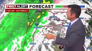 FOX 12 Oregon Friday evening weather forecast for Portland (12/6)