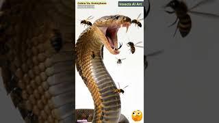 Honeybees vs Cobra | Insects AI Art | 02