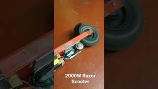 2000W Razor Scooter!! #shorts #scooter #razor #electric #diy