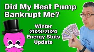 Did My Heat Pump Bankrupt Me Over Winter 2023/2024? Energy Stats Update!