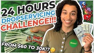 24 Hour Drop Servicing Challenge (easier than dropshipping)