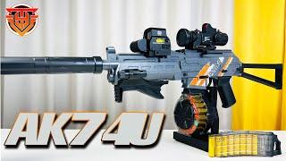 AK74U Shell Ejecting toy gun with Drum look like real