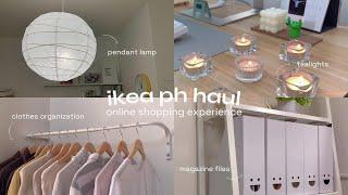 unboxing ikea ph haul  aesthetic & functional finds + online shopping experience