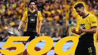 Mats Hummels: Best of tackling, goals & assists | 500 BVB games