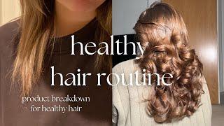 my hair care routine for healthy hair | product breakdown & top tips