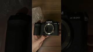 Fujifilm X-S20 Unboxing #camera #fujifilm #photography #unboxing #xs20 #asmr #shorts #4k #short