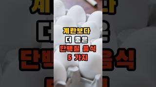 계란보다 더 좋은 단백질 음식 5가지! #건강정보 #건강 #건강식 #shorts