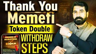 Thank You Memefi | Memefi Token Double | Change in Allocations | Memefi Airdrop News Today|Albarizon