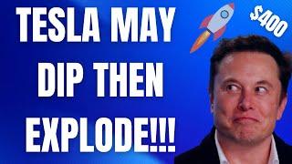  TESLA STOCK MAY DIP THEN EXPLODE! TSLA, SPY, NVDA, ES, NQ, QQQ, BTC, COIN, & MSFT PREDICTIONS!  