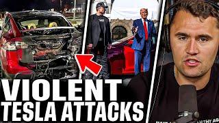 MSNBC Justifies Violence Against Tesla & Democrats Can't Even Condemned It