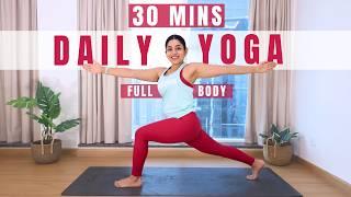 Daily Morning Yoga Practice | 30 Mins Full Body Daily Yoga Routine with Warmup, Asana & Pranayama