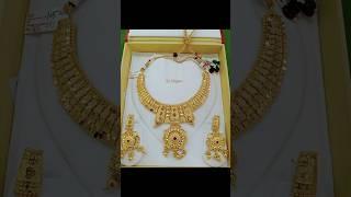 gold necklace/latest bridal gold necklace #shorts #shortsviral #bridal #KING OF GOLDEN2023#necklace