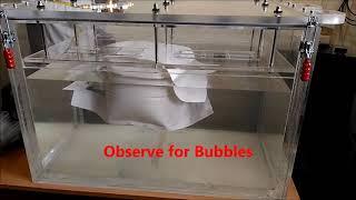 bubble leak test biggest vacuum chamber