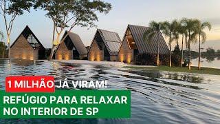 Refúgio para relaxar no interior de SP