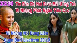 Sáng 23/10 Tin Đồn Chị Hai Được Mời Đi Uống Trà"Vì Chia Sẽ Những Nội Dung Tiêu Cực Liên Quan Tổ Chức