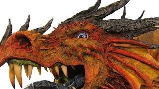 Great Paper Mache Dragon Trophy