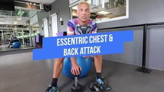 Eccentric chest + back killer workout