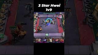 3 Star Hwei 1v9! TFT Set 11!  #tft #tftmeme