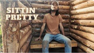 Building a Log Outhouse from Scratch - Off Grid in Alaska┃EP6┃Sittin' Pretty