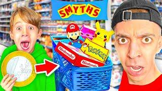 KLEINER JUNGE kauft für 1€ ALLES bei SMYTHS TOYS! 