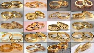 Wedding/Engagement Couple Ring Designs| Beautiful Engagement Couple Ring Designs With Names|