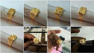 Latest Gents Ring Designs In Gold With Weight And Price #kaushalyapandey