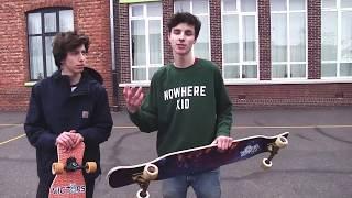 LONGBOARD Game Of S.K.A.T.E. | HANDTRICKS ONLY | Hans vs. Robbe