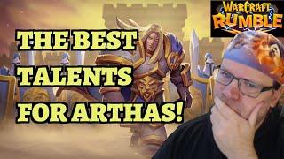 The Secrets of Arthas and the Best Arthas Talents! Warcraft Rumble
