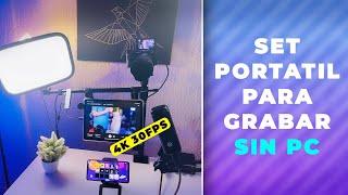 COMO GRABAR SIN PC - SETUP PORTATIL CON IPAD PARA GRABAR 4K - ANGEL MENDEZ