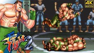 Final Fight 2 - Mike Haggar (SNES / 1993) 4K 60FPS