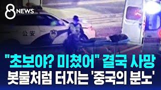 "초보야? 미쳤어" 결국 사망…봇물처럼 터지는 '중국의 분노' / SBS 8뉴스