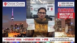 Canada Visa Success story of Global Guide Client from Mohali !! Ramandeep Kaur & her Family