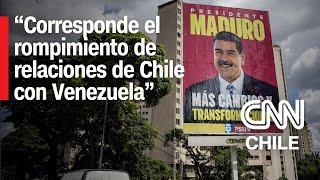 "Corresponde el rompimiento de relaciones de Chile y Venezuela": Guarequena Gutiérrez y tema vuelos