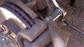 How to lubricate caliper slider pins
