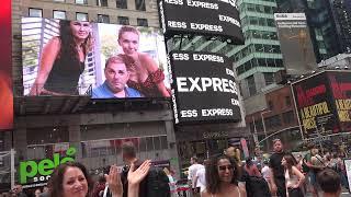 filming times square billboards