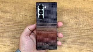 Pitaka Sunset Moonrise - Tactile Woven Case for Samsung Galaxy Z Fold6