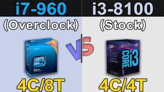 i7-960 (4.0GHz) OC Vs. i3-8100 (3.6GHz) Stock | GTX 1060 6GB OC | New Games Benchmarks